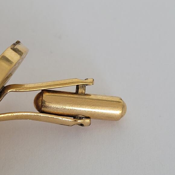 Dunhill D Cufflinks Set Gold Silver Tone Logo Round Logo Vintage Retro Fair - Picture 5 of 7